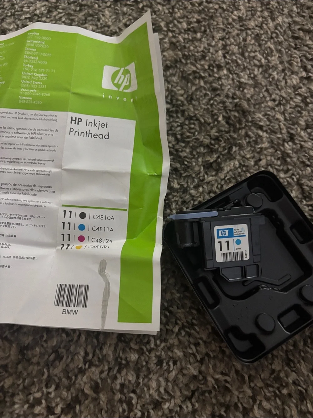 HP 11 Inkjet Printhead